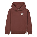 Hooded sweater | Mahogany