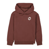 Hooded sweater | Mahogany