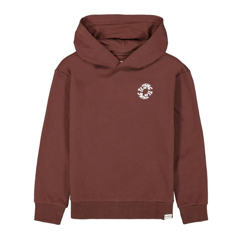 Hooded sweater | Mahogany