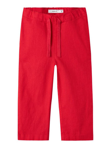 Falinnen straight pant| Chinese Red