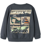 Nayel ls nreg sweater | Ombre Blue