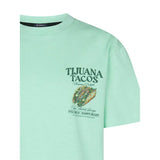 T-shirt ss Classic Print | Green Aqua