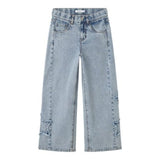 Bella Skater Destroy Jeans | Light Blue Denim