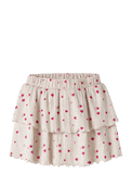Jelly skort | Peyote Melange/Strawberry