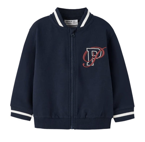 Ronan ls nreg sweat cardigan | Navy Blazer