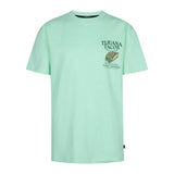 T-shirt ss Classic Print | Green Aqua