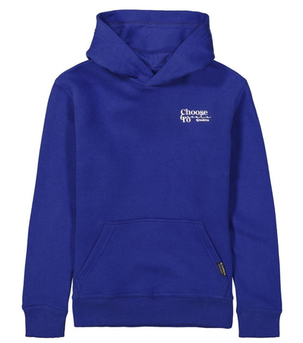 Hooded sweater | Royal