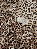 Vinaya wrap skirt | Turtledove/Leopard