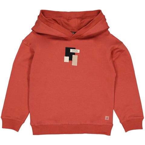 Viggo hooded sweater | Red