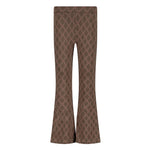 Vita pants | AOP Taupe Lines