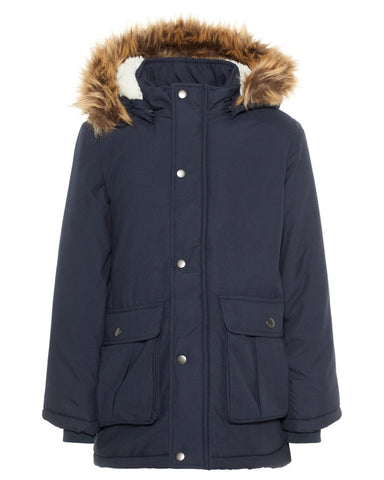 Moa parka jacket | Dark Sapphire