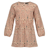 Vachel dress | AOP Pink Leaves