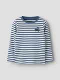 Villy ls slim top | Vintage Indigo