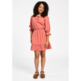 Brecht Lurex dress | Dessert Rose