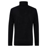 Knitwear collar basic | Deep Black