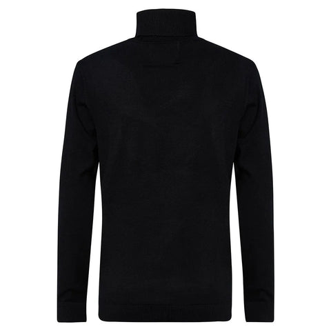 Knitwear collar basic | Deep Black