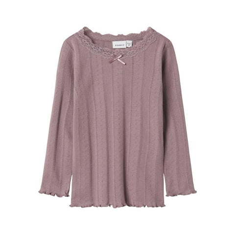 Freda ls slim top | Elderberry