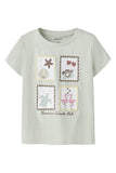 Heloui ss top | Pale Aqua