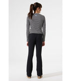 Flared Legging | Off Black