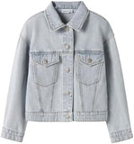 Mila dnm jacket | Light Blue Bleached