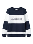 Folge ls sweat | Navy Blazer/Bright White