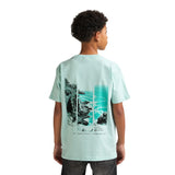 T-shirt ss Classic Print | Cool Mint