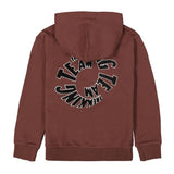 Hooded sweater | Mahogany
