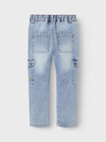 Silas slim Cargo jeans| Light Blue Denim