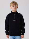 Brody ls nreg sweat zip | Black
