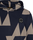 Sweater hooded aop | Royal Navy