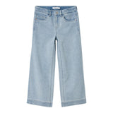 Rose HW Wide Jeans | Light Blue Denim