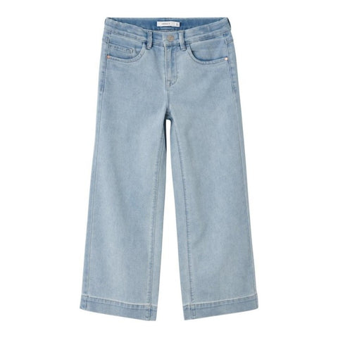 Rose HW Wide Jeans | Light Blue Denim