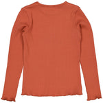 Veau t-shirt ls | Red Rust