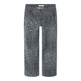Rose wide twi pants 4444-TD | Night Owl/Leopard