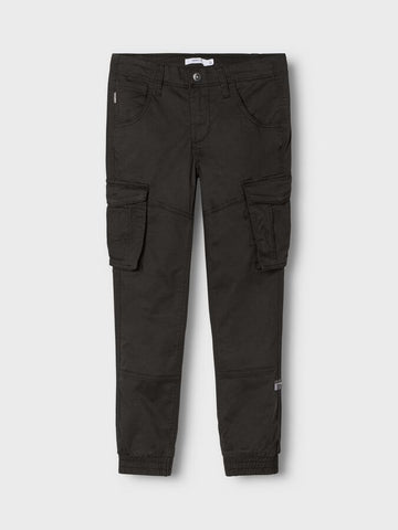 Ryan cargo twill pant | Black