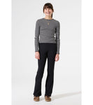 Flared Legging | Off Black