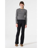 Flared Legging | Off Black