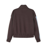 Nakuk ls nreg sweat cardigan | Chocolate Plum