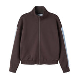 Nakuk ls nreg sweat cardigan | Chocolate Plum