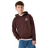 Hooded sweater | Mahogany