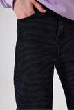Ilvy straight leg jeans | Off Black