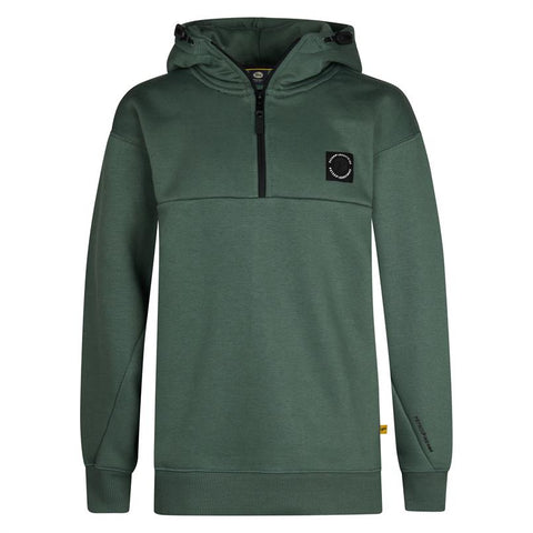 Sweater hooded zip | Green Smoke