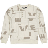 Tate sweater | AOP Taupe Graphic