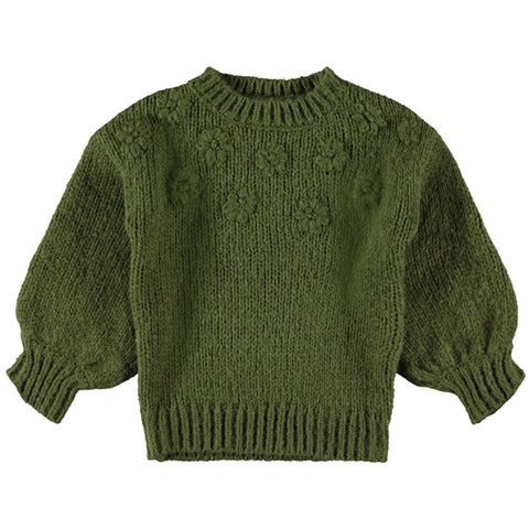 Rippy ls knit | Mellow Rose & Winter Moss