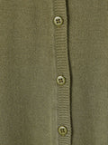 Vioni ls knit cardigan | Deep Lichen Green