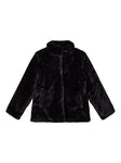 Malsi faux fur jacket | Black