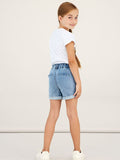 Bella dnm Tazza HW shorts | Light Blue Denim