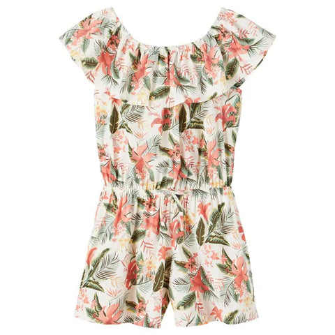 Vinaya ss playsuit | White Alyssum
