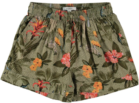 Short | Green Flower