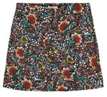 Rokje met all-over print | Off Black